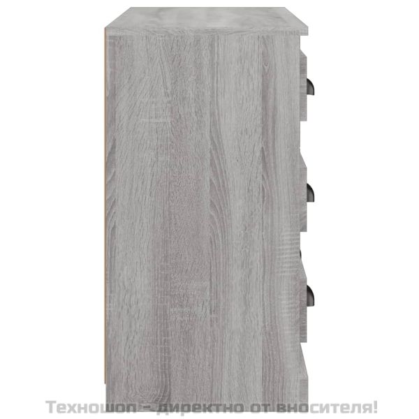 Сайдборд, сив сонома, 70x35,5x67,5 см, инженерно дърво