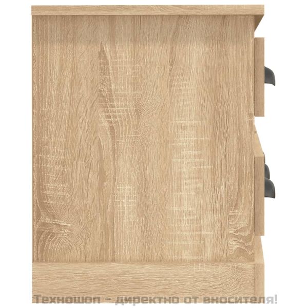 ТВ шкаф, сонома дъб, 100x35,5x45 см, инженерно дърво