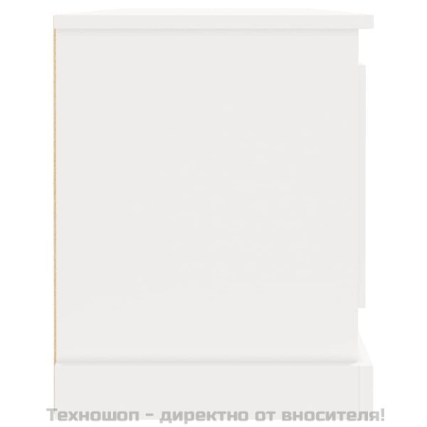 ТB шкаф, бял, 100x35,5x45 см, инженерно дърво