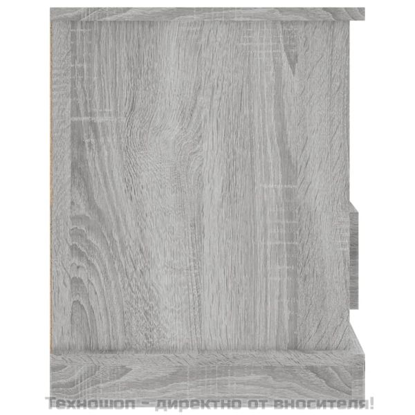 ТВ шкаф, сив сонома, 93x35,5x45 см, инженерно дърво