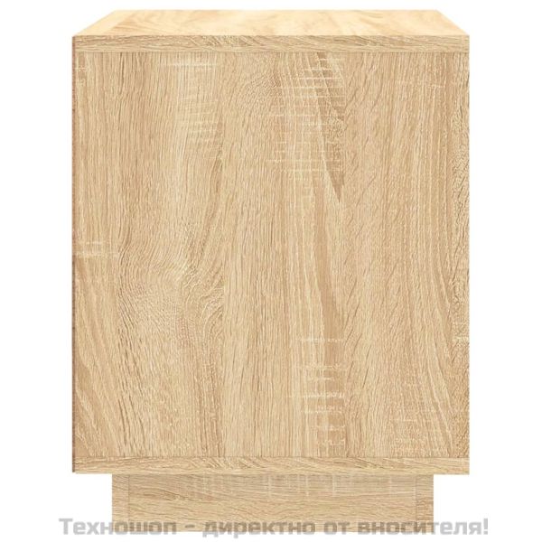 Нощно шкафче, дъб сонома, 44x35x45 см, инженерно дърво