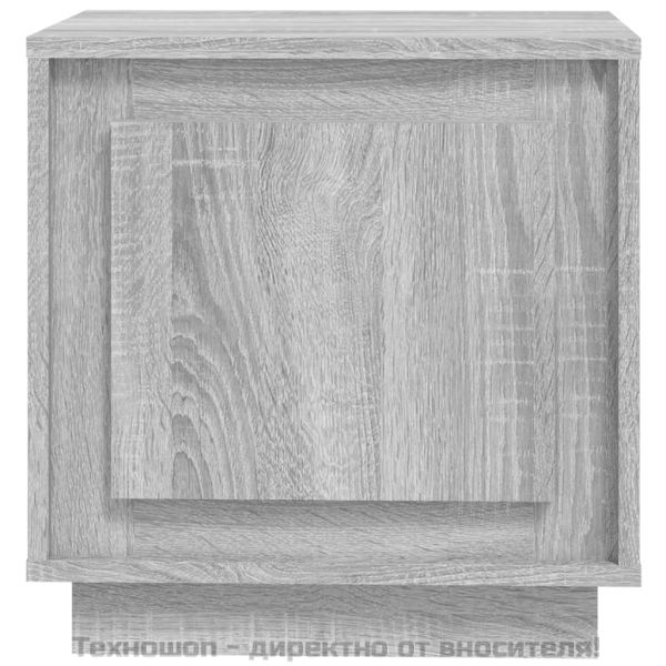 Нощни шкафчета, 2 бр, 44x35x45 см, сив сонома, инженерно дърво