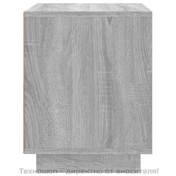 Нощни шкафчета, 2 бр, 44x35x45 см, сив сонома, инженерно дърво