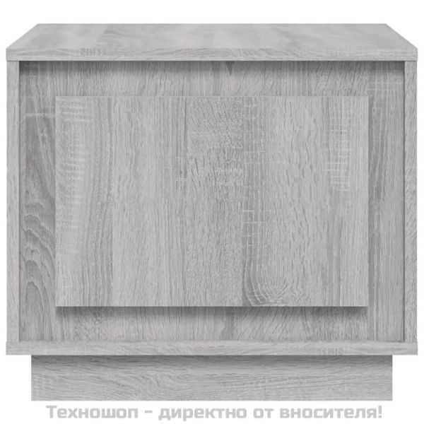 Кафе маса, сив сонома, 51x50x44 см, инженерно дърво