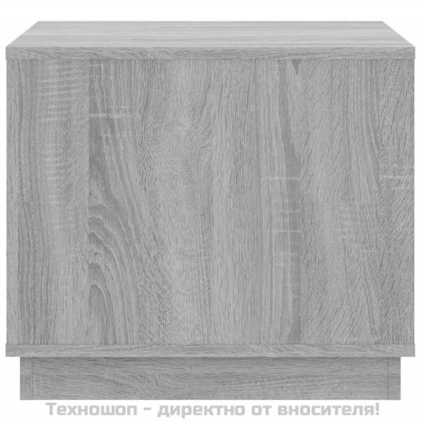 Кафе маса, сив сонома, 51x50x44 см, инженерно дърво