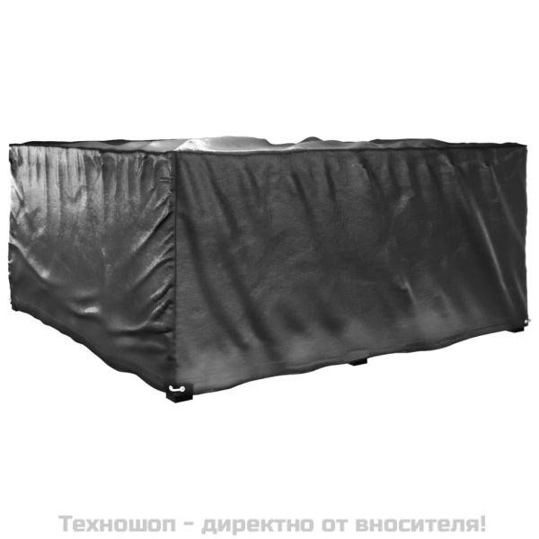Покривало за ъглови градински мебели 12 капси 185x185x90 см