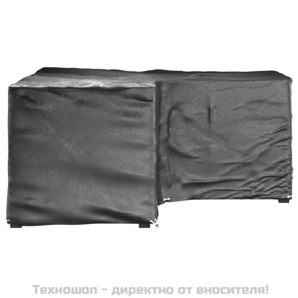 Покривало за ъглови градински мебели 16 капси 215x215x90 см