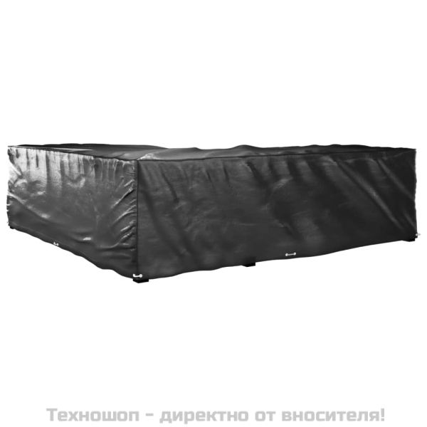 Покривало за ъглови градински мебели 16 капси 250x250x70 см