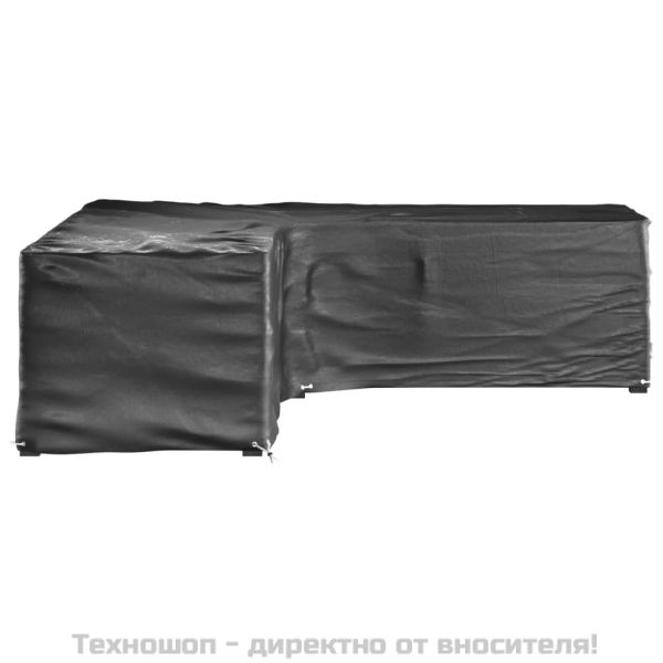 Покривало за ъглови градински мебели 16 капси 285x285x70 см