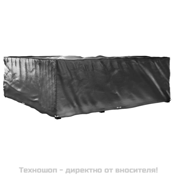 Покривало за ъглови градински мебели 16 капси 285x285x90 см