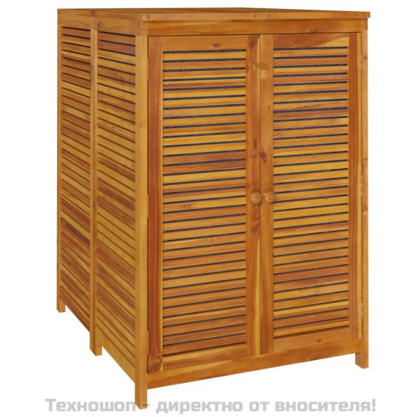 Градинска кутия за съхранение 70x87x104 см акациево дърво масив