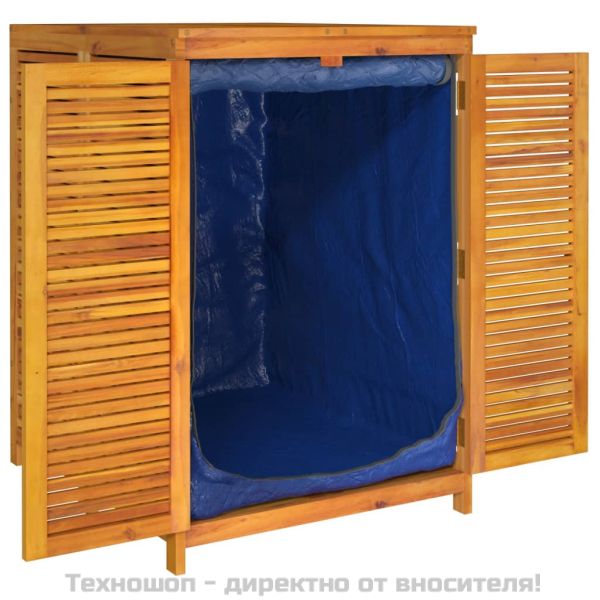 Градинска кутия за съхранение 70x87x104 см акациево дърво масив