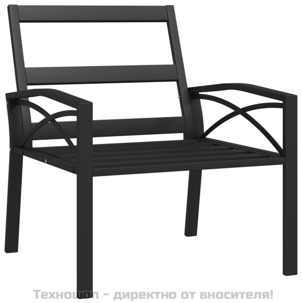 Градински столове с пясъчни възглавници 2 бр 68x76x79см стомана