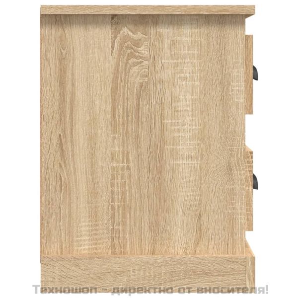 ТВ шкаф, бетонно сиво, 102x35,5x47,5 см, инженерно дърво