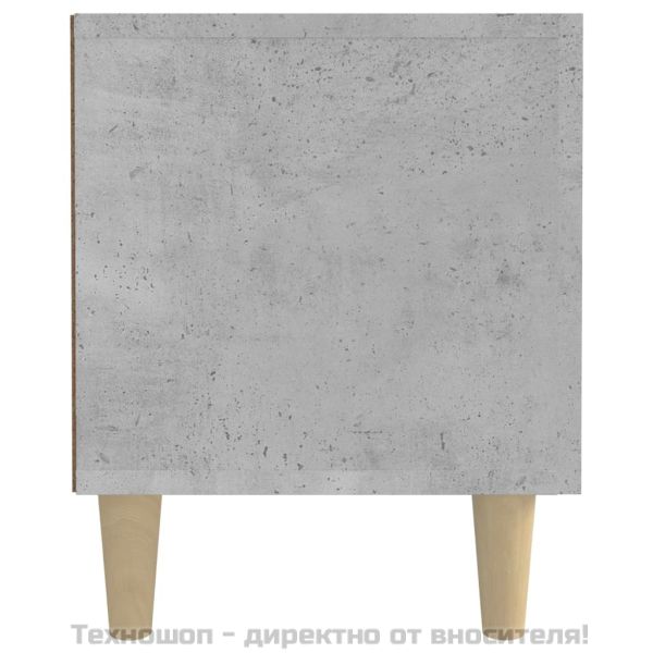 ТВ шкаф, бетонно сиво, 180x31,5x40 см, инженерно дърво