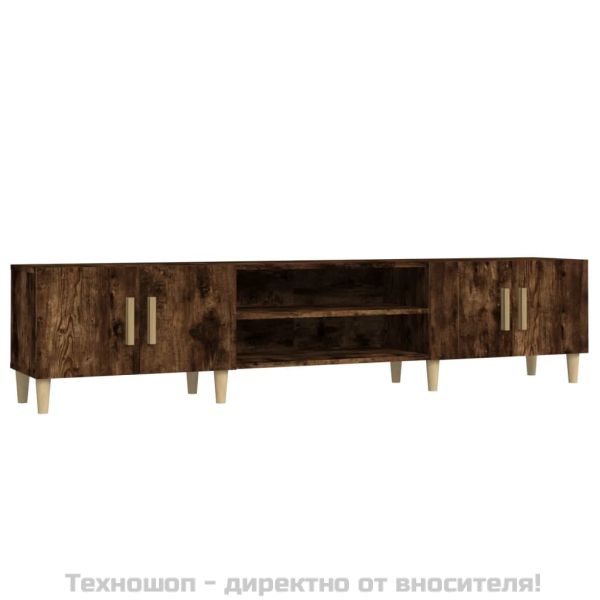 ТB шкаф, опушен дъб, 180x31,5x40 см, инженерно дърво