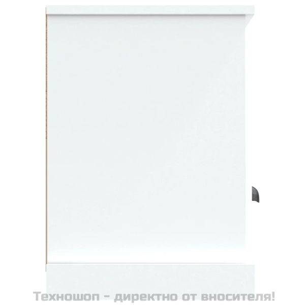 ТB шкаф, бял, 100x35x50 см, инженерно дърво