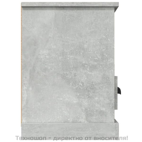 ТB шкаф, сив, 100x35x50 см, инженерно дърво