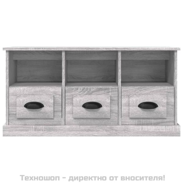 ТB шкаф, сив сонома, 100x35x50 см, инженерно дърво
