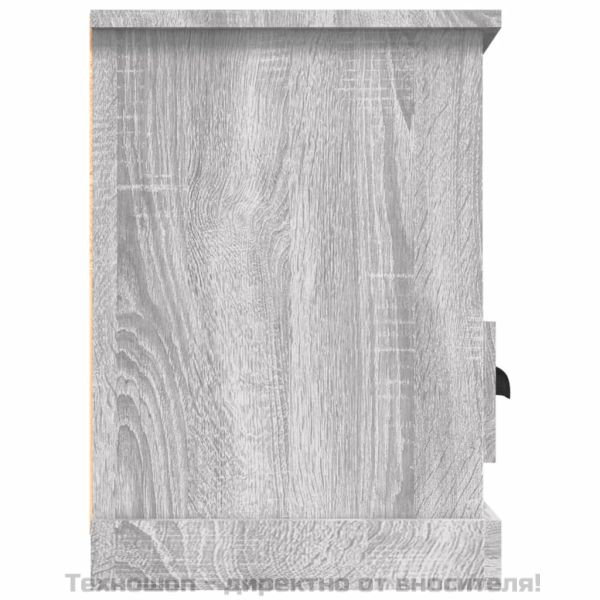 ТB шкаф, сив сонома, 100x35x50 см, инженерно дърво