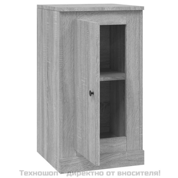 Сайдборд, сив сонома, 37,5x35,5x67,5 см, инженерно дърво