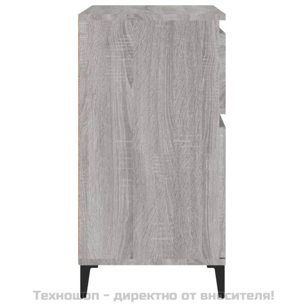 Сайдборд, сив сонома, 60x35x70 см, инженерно дърво