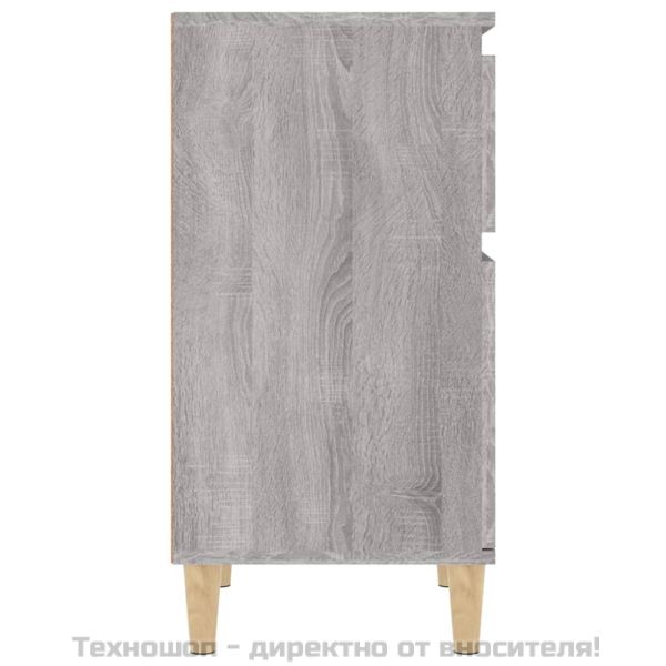 Нощни шкафчета, 2 бр, сив сонома, 40x35x70 см