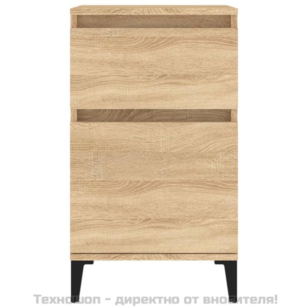 Нощни шкафчета, 2 бр, сонома дъб, 40x35x70 см