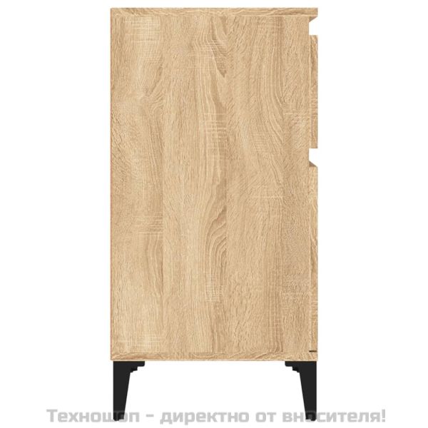 Нощни шкафчета, 2 бр, сонома дъб, 40x35x70 см