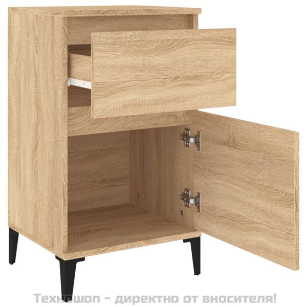 Нощни шкафчета, 2 бр, сонома дъб, 40x35x70 см