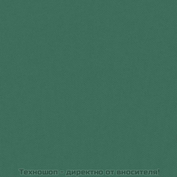 Градинска беседка с люлееща се пейка, зелен плат и стомана