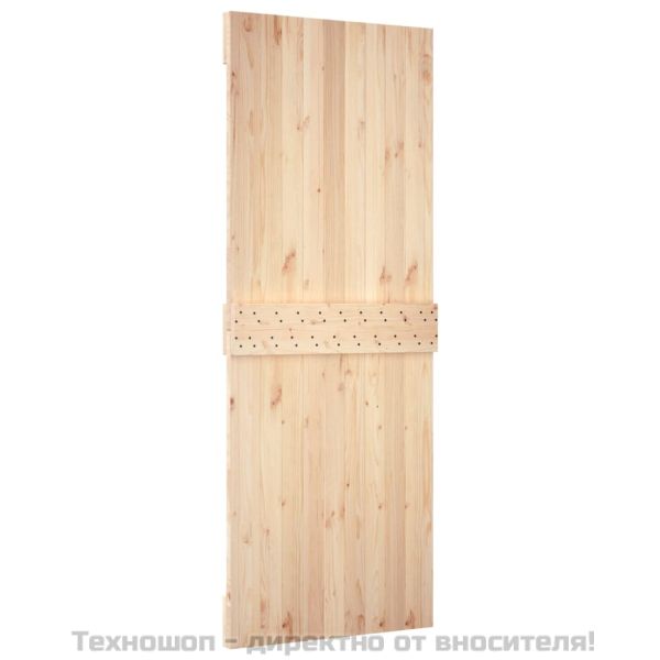 Врата "NARVIK" 85x210 см масивна дървесина бор