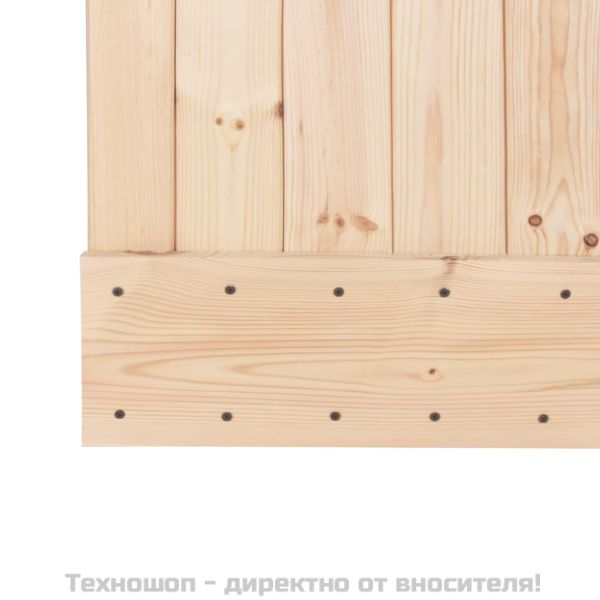 Врата "NARVIK" 85x210 см масивна дървесина бор