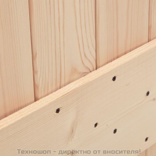 Врата "NARVIK" 85x210 см масивна дървесина бор