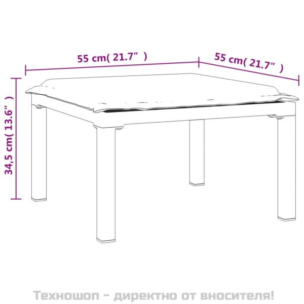 Градински лаундж комплект 6 части черно и сиво полиратан