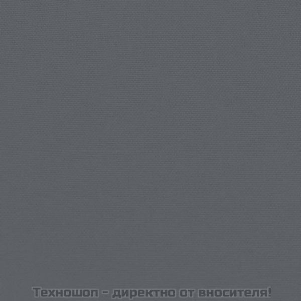 Градински лаундж комплект от 7 части, черно и сиво, полиратан