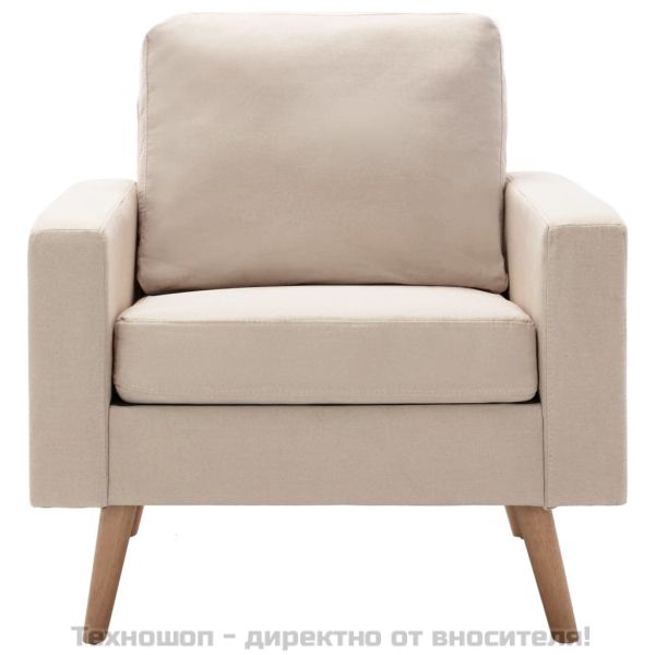 Фотьойл, кремав, текстил