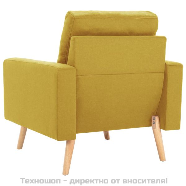 Фотьойл, жълт, текстил