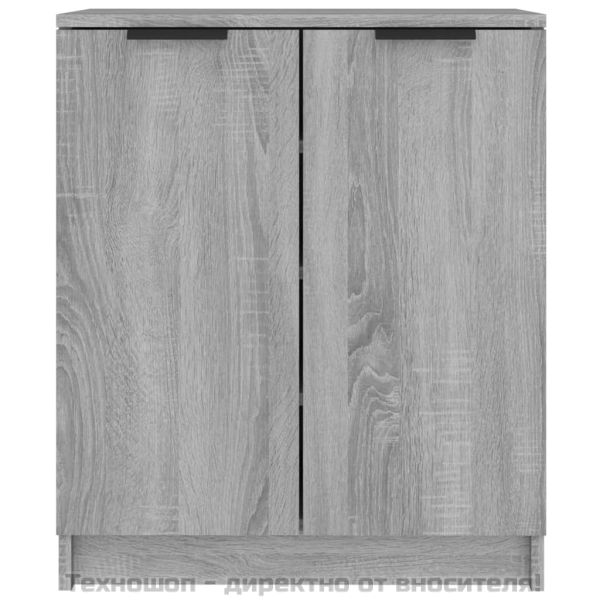 Шкаф за обувки, сив сонома, 59x35x70 см, инженерно дърво