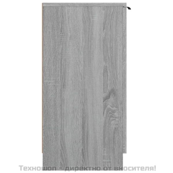 Шкаф за обувки, сив сонома, 59x35x70 см, инженерно дърво