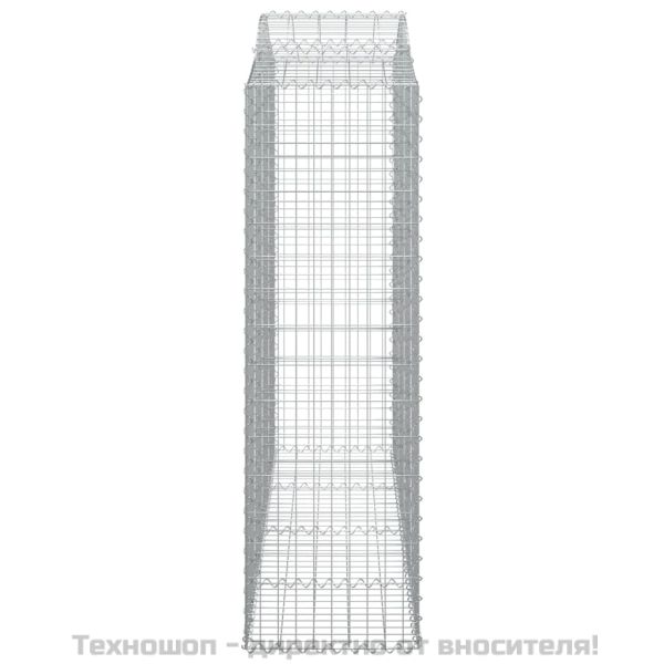 Габионни кошници арка 3 бр 200x50x160/180 см поцинковано желязо