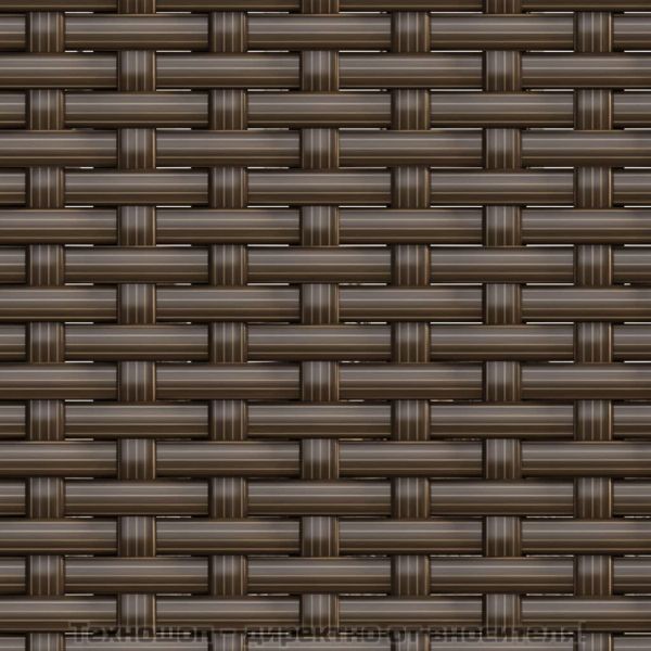 Градински комплект с възглавници, 2 части, кафяв, полиратан