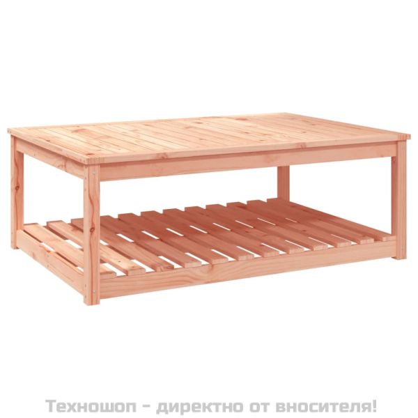 Градинска маса, 121x82,5x45 см, дугласко дърво масив