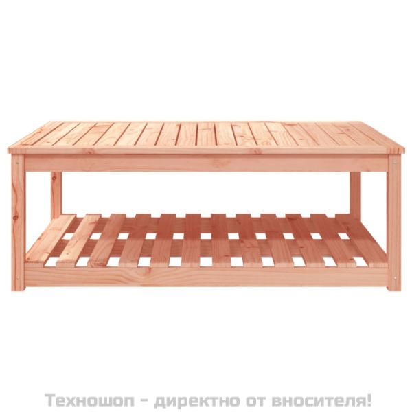 Градинска маса, 121x82,5x45 см, дугласко дърво масив