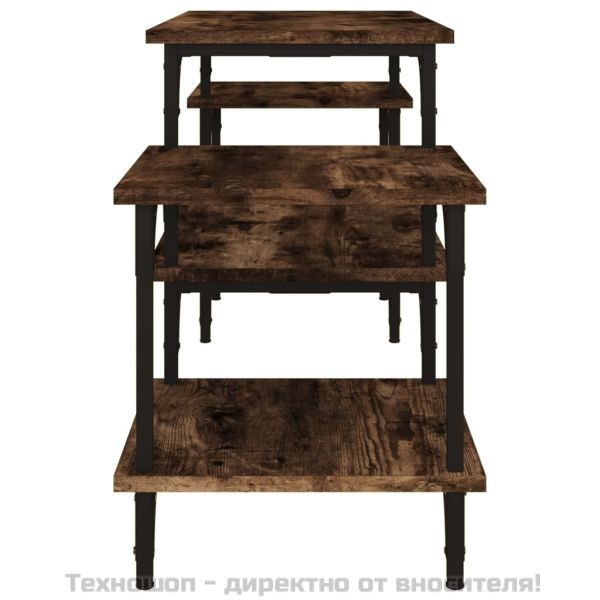 ТB шкаф, опушен дъб, 117x35x52 см, инженерно дърво