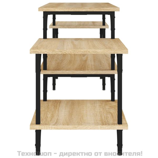 ТB шкаф, Дъб сонома, 117x35x52 см, инженерно дърво