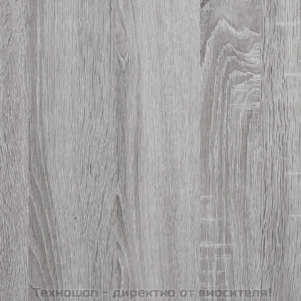 Кафе маса, сив сонома, 80x80x36,5 см, инженерно дърво