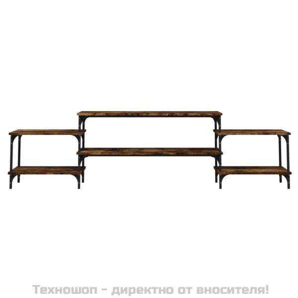 ТB шкаф, опушен дъб, 197x35x52 см, инженерно дърво