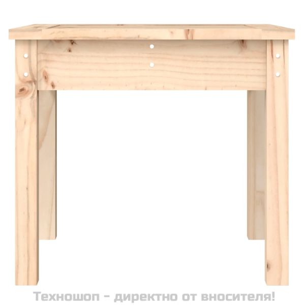 Градинска пейка, 50x44x45 см, борово дърво масив