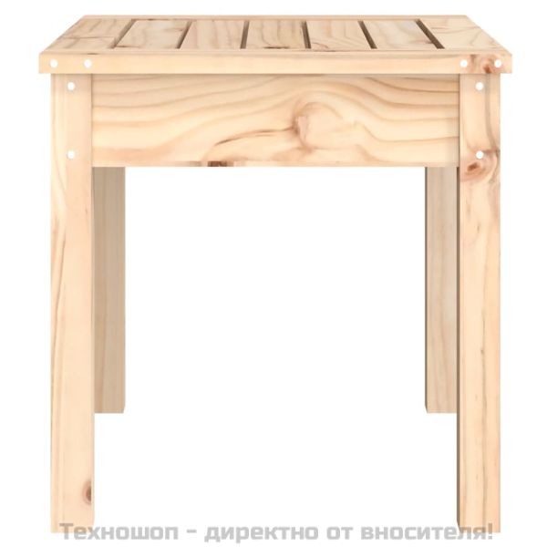 Градинска пейка, 50x44x45 см, борово дърво масив